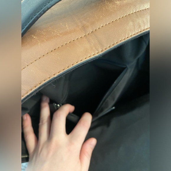 Coach Leather Graham Backpack in Saddle - Picture 11 of 12